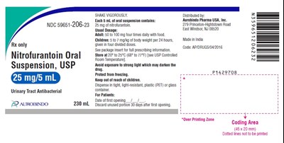 Package Label-principal Display Panel (25 mg/5 mL (230 mL Container Label))