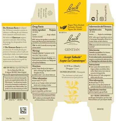 Bach Original Flower Remedies Gentian - Gentian