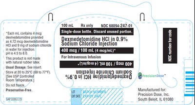 dexmed-4.jpg PRINCIPAL DISPLAY PANEL - 100 mL Bottle Label - dexmed 4