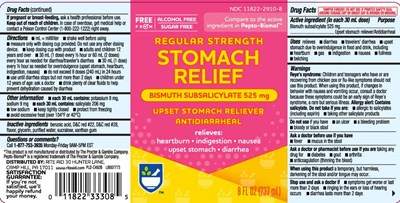 Bismuth Subsalicylate 525 mg (Peptic Relief Regular Strength Original Liquid No  1)