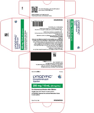 lynozyfic-02.jpg PRINCIPAL DISPLAY PANEL - 200 mg / 10 mL Vial Carton - lynozyfic 02