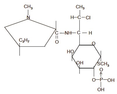 Structural Formula (Clindamycin Phosphate Gel Usp 1 Percent Bottle 1)