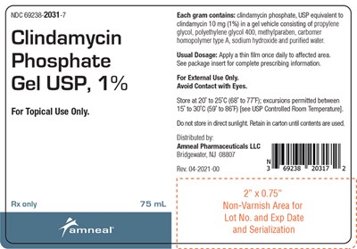clindamycin-phosphate-gel-usp-1-percent-bottle-2.jpg Label - clindamycin phosphate gel usp 1 percent bottle 2