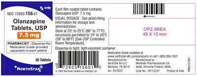 505 - olanzapine 7 5mg 30s