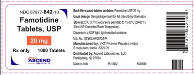 Famotidine-20mg-1000tab (Famotidine 20mg 1000tab)