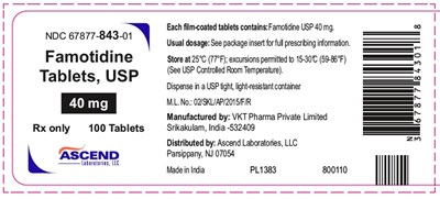 Famotidine-40mg-100tab (Famotidine 40mg 100tab)