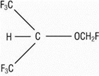 Sevoflurane Structural Formula (Image 01)