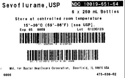 Sevoflurane, Usp Representative Carton Label (Image 14)
