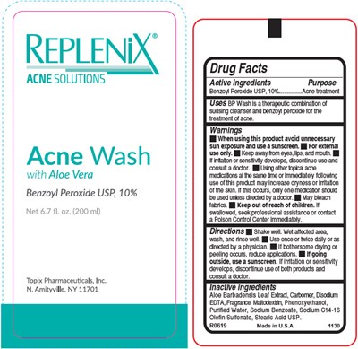 replenix-01.jpg PRINCIPAL DISPLAY PANEL - 200 ml Bottle Label - replenix 01