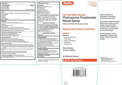 Fluticasone Propionate (glucocorticoid) 50 mcg - fluticasone propionate 50 mcg  nasal spray 0 34 1