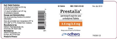 adhera-07.jpg PRINCIPAL DISPLAY PANEL - 3.5 mg/2.5 mg Tablet Bottle Label - adhera 07