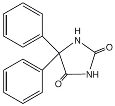 Chemical Structure - phenytoin 01