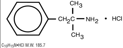 Phentermine HCl Structure (Phentermine HCl Structure)