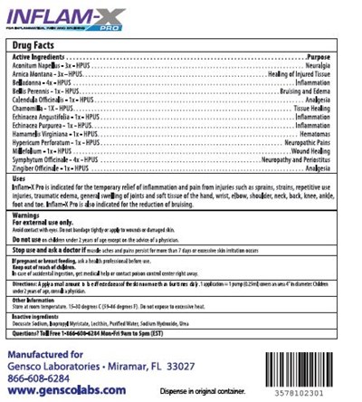 Drug Facts (Inflamxfactspanel)