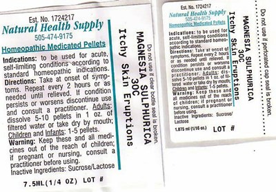 Itchy Skin Eruptions Label (Nhs Itchy Skin Eruptions)
