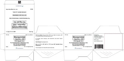 PACKAGE LABEL-PRINCIPAL DISPLAY PANEL - 0.2 mg per mL - Container-Carton (25 Vials) - glycopyrrolate fig2