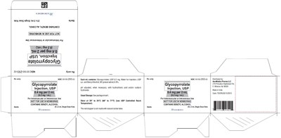 PACKAGE LABEL-PRINCIPAL DISPLAY PANEL - 0.4 mg per 2 mL (0.2 mg / mL) - Container-Carton (25 Vials) - glycopyrrolate fig4