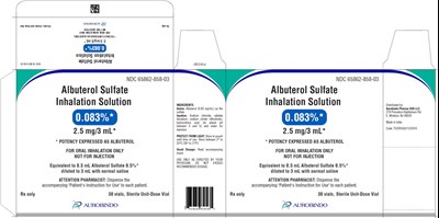 albuterol-fig6.jpg PACKAGE LABEL-PRINCIPAL DISPLAY PANEL - 0.083% (2.5 mg/3 mL) - Container-Carton (30 Individually Wrapped Vials) - albuterol fig6