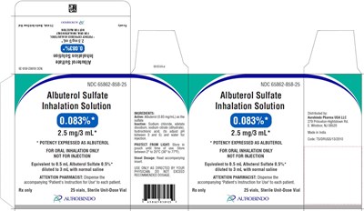 albuterol-fig7.jpg PACKAGE LABEL-PRINCIPAL DISPLAY PANEL - 0.083% (2.5 mg/3 mL) - Container-Carton (25 Vials) - albuterol fig7