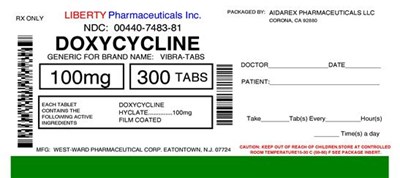 Image Label (Doxycycline Tabs Liberty West Ward 2)