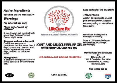 Joint And Muscle Relief Gel (750 1)