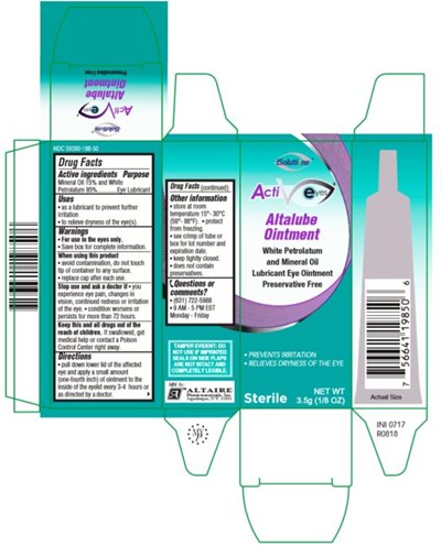 altalube-ointment-01.jpg ActiEyes Altalube OintmentWhite Petrolatum and Mineral OilLubricant Eye Ointment Preservative FreeSterileNET WT3.5g (1/8 OZ) - altalube ointment 01