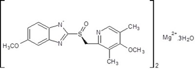 Esomeprazole-structure (Esomeprazole Structure)
