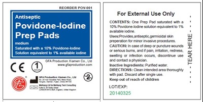 Povidone-Iodine Prep Pads - poviodine