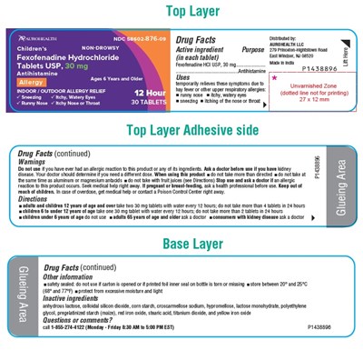 Package Label-principal Display Panel -30 mg (30 Tablets Container Label) (Fexofenadine Fig1)
