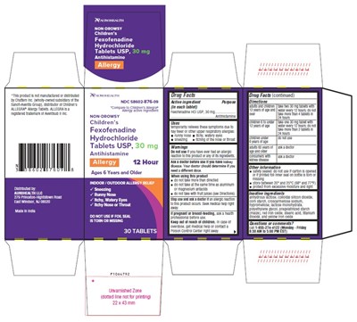 Package Label-principal Display Panel -30 mg (30 Tablets Container Carton Label) (Fexofenadine Fig2)