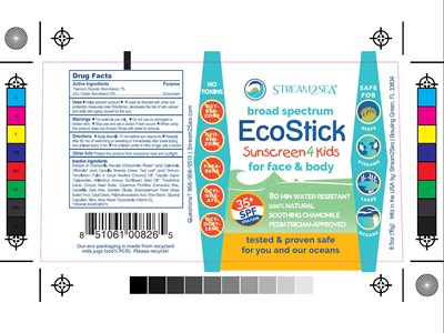 Ecostick Sport Screenscreen 4 Kids Container Label (Ecostick Sport Sunscreen Kids Container Label)