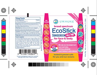 Ecostick Sport Screenscreen Wild Pink Container Label (Ecostick Sport Sunscreen Wild Pink Container Label)