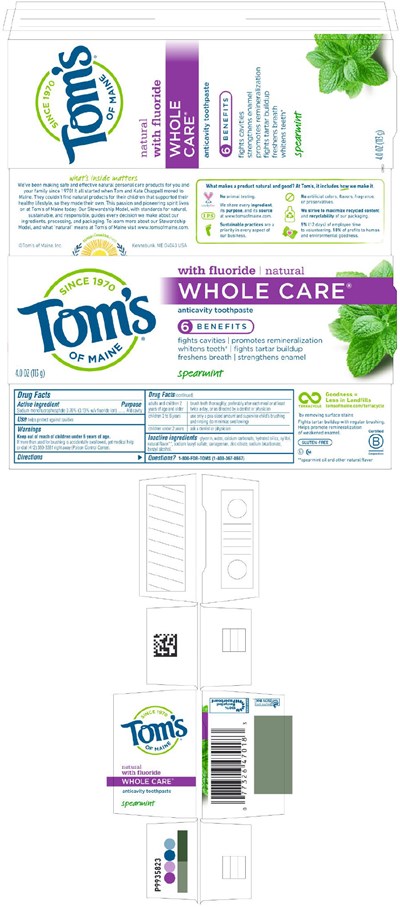 Principal Display Panel - 133 g Tube Carton - toms 01