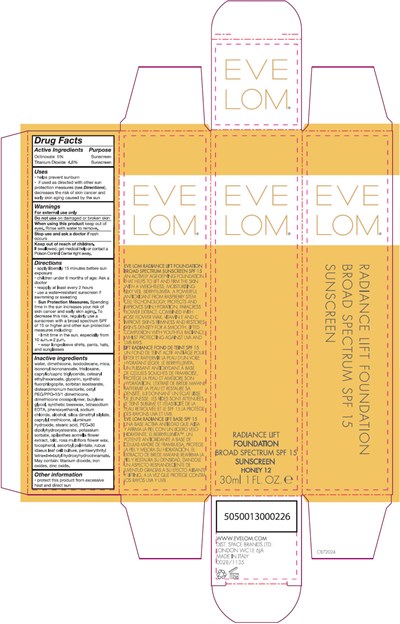 eve-lom-09.jpg PRINCIPAL DISPLAY PANEL - 30 mL Bottle Carton - Honey 12 - eve lom 09