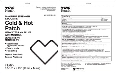 cvs0b-0000-02.jpg Principal Display Panel - Cold and Hot Patch Label - cvs0b 0000 02