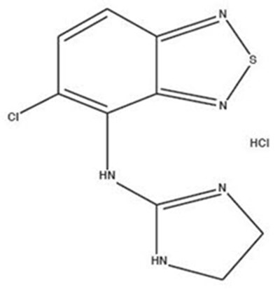 Chemical Structural Formula (Tizanidine Hydrochloride Capsules Structure)