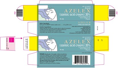 30 gram Carton Label - azelex 01