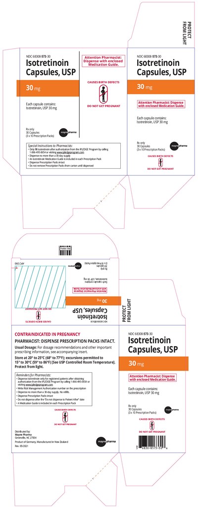 isotretinoin-05.jpg PRINCIPAL DISPLAY PANEL - 30 mg Capsule Blister Pack Box - isotretinoin 05