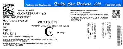 Image of Label - Clonazepam1mgTeva