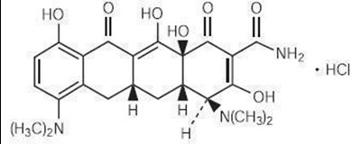 Structural Formula Of Minocycline Hydrochloride (Minocycline HCl Caps 1)