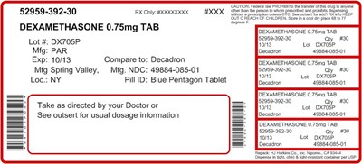 This is the 0.75mg container label - label1