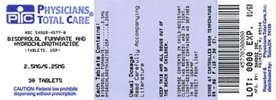 Bisoprolol 2.5 mg/6.25 mg - Label - 4577