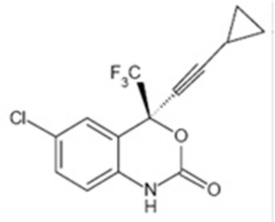 Efavirenz Chemical Structure (Efemtf Str1)