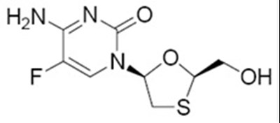 Emitricitabine Chemical Structure (Efemtf Str2)