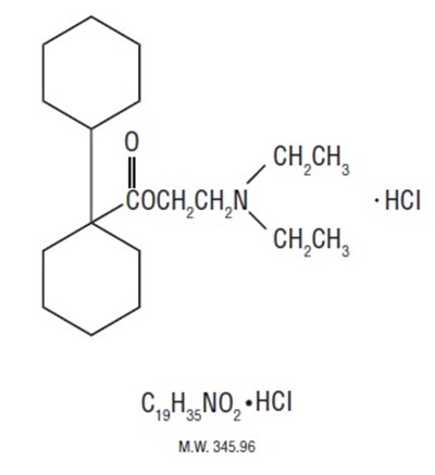 Chemical Formula (Dicyclomine Str)