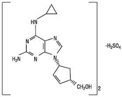 abacavir-str.jpg Chemical Structure - abacavir str