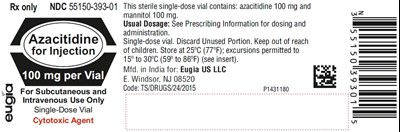 PACKAGE LABEL-PRINCIPAL DISPLAY PANEL-100 mg per Vial - Container Label - azacitidine fig2