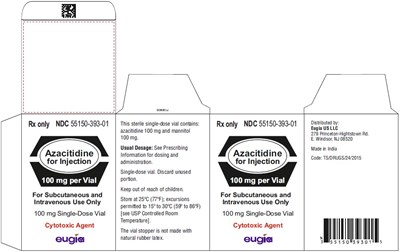 PACKAGE LABEL-PRINCIPAL DISPLAY PANEL-100 mg per Vial - Container-Carton (1 Vial) - azacitidine fig3