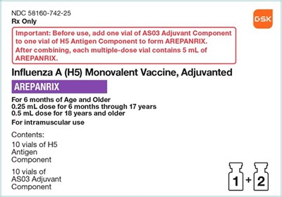 Arepanrix 10 Dose Carton (Arepanrix Spl Graphic 01)