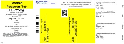 Losartan Potassium Tab Usp 25mb (Losartan25mg90s)